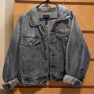 NWOT oversized denim jacket
